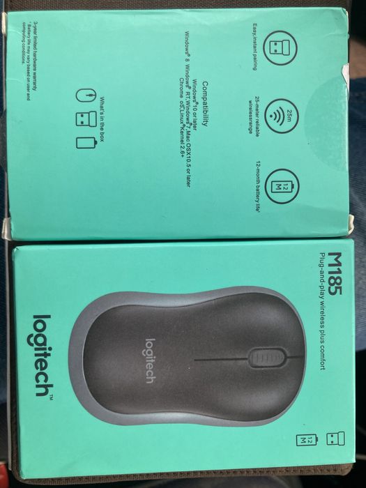 Безпровідна мишка Logitech M185 Wireless Mouse 2.4GHz USB 1000DPI