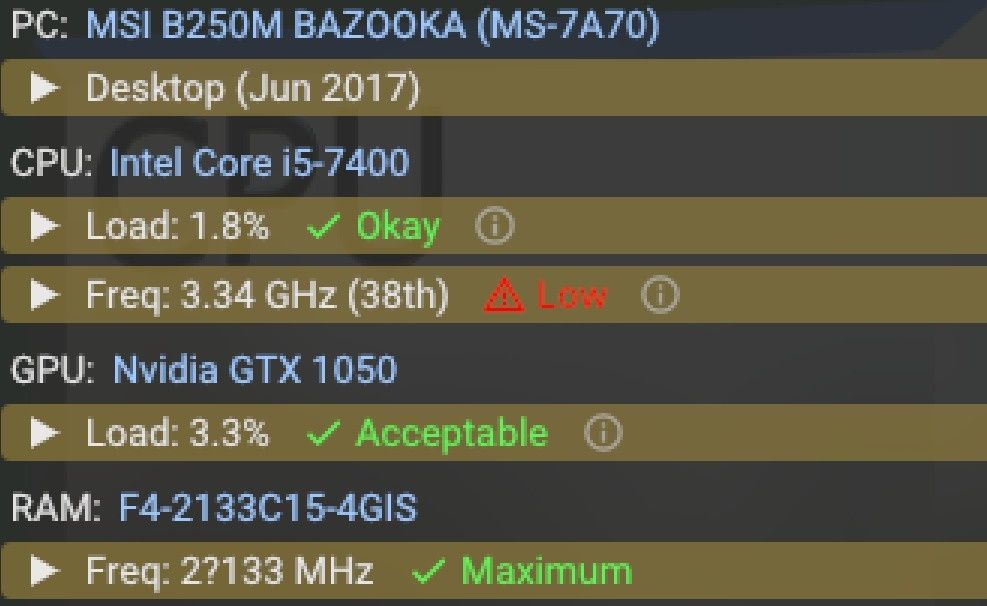 PC GAMING/ Desktop i5