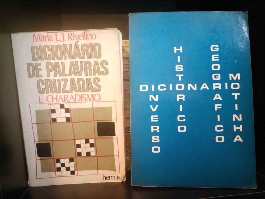 Lote de 15 livros charadismo palavras cruzadas
