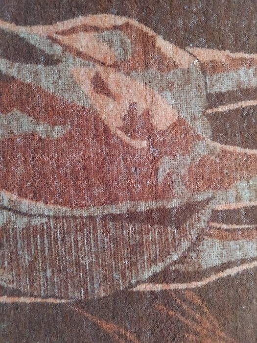 Kocyk koc pled źrebak  PRL vintage