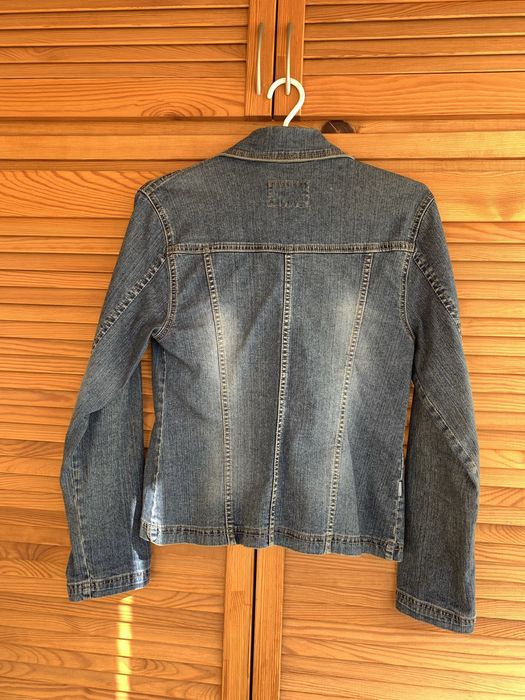 Куртка джинсова jeans хакі зелена m