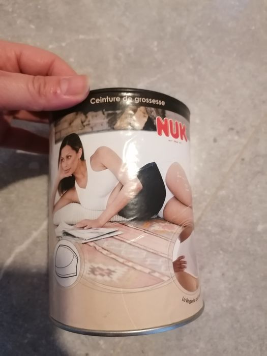 Pas ciążowy biały bezszwowy NUK rozmiar S/ 1