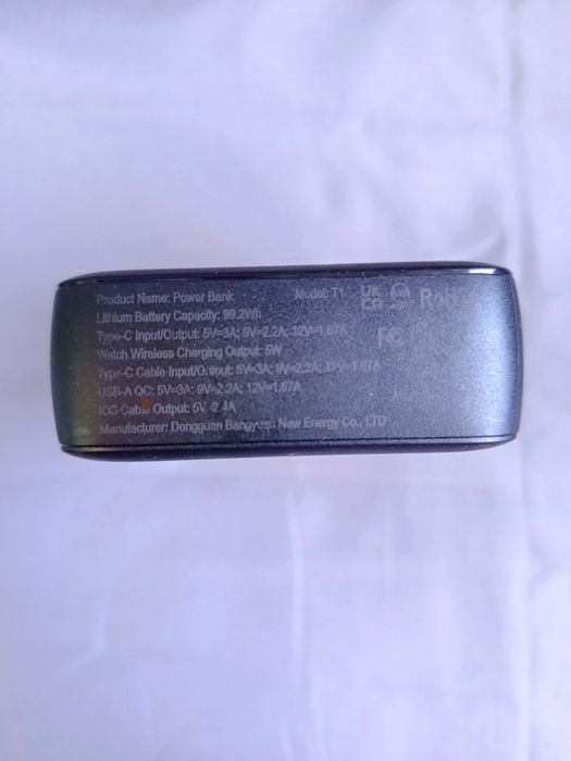 Powerbank 26800mAh 99.2Wh Ładowarka Apple Watch Kable USB-C iPhone