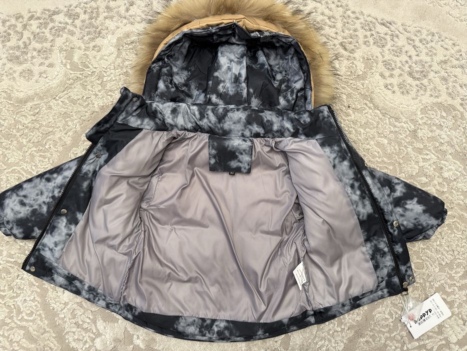 Дитячий зимовий костюм комбінезон для хлопчика на пуху 120