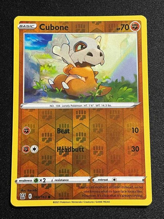 Carta Pokémon Cubone 69/163 Battle Styles