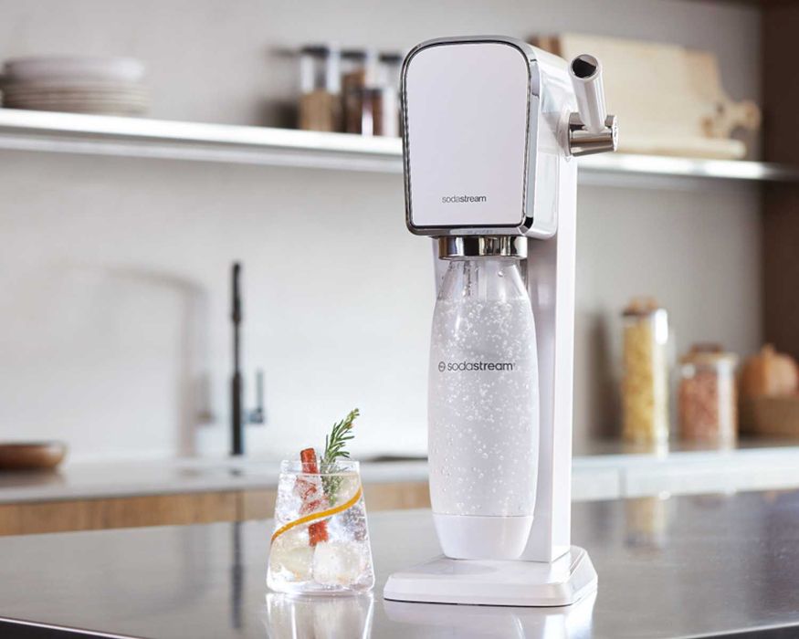 SodaStream ART Retro Saturator Bezprzewodowy + Butelka 1L + Nabój CO2