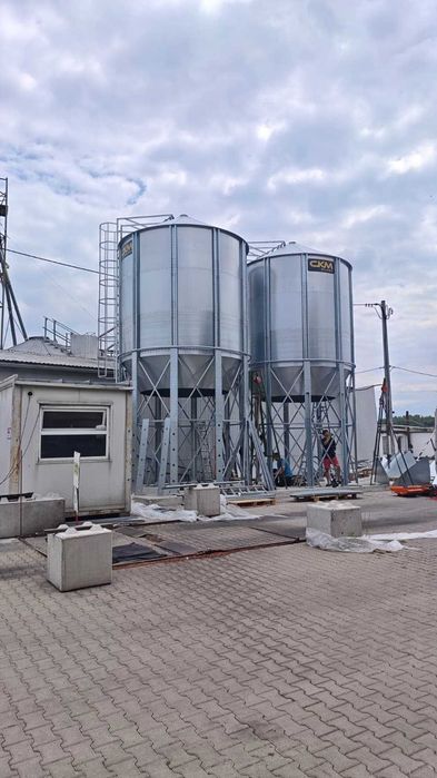 Silos lejowy 56T – montaż i transport | POLSKA PRODUKCJA