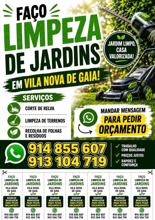Limpeza de jardins,terreno