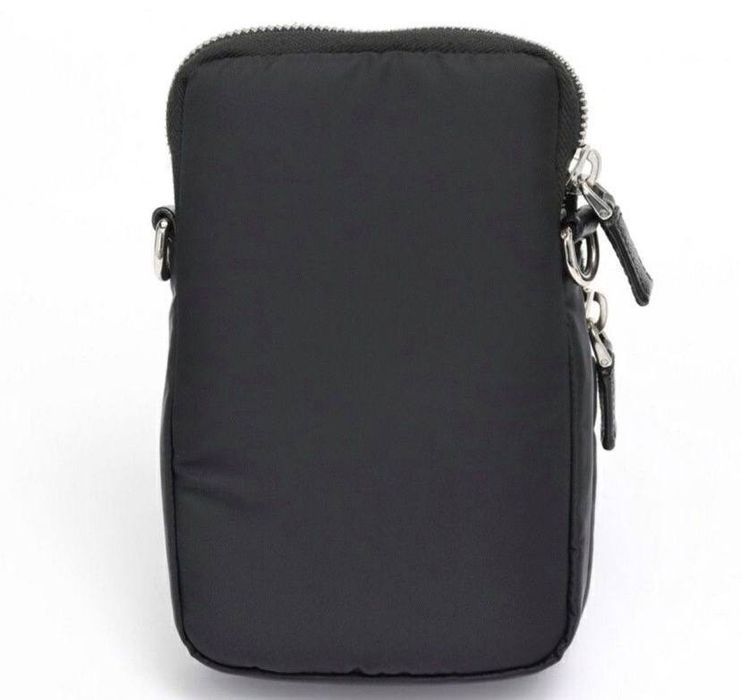 Сумка нейлонова Prada чорна louis loro brunello чоловіча