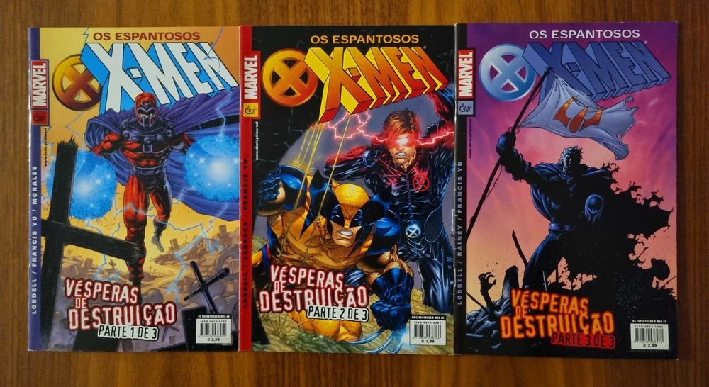 BD Marvel Os Espantosos X-Men - POPTOPIA e VÉSPERAS DA DESTRUIÇÂO