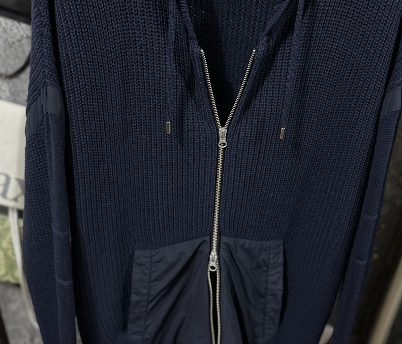 Кофта чоловіча Светр Zip Кардиган S.Oliver Wool синій XL