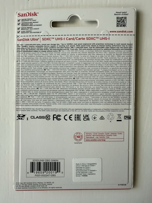 Karta pamięci Sandisk 128 Gb