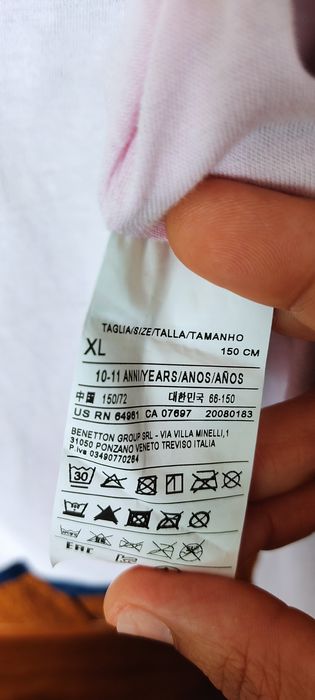 Parka benetton tamanho 10-11
