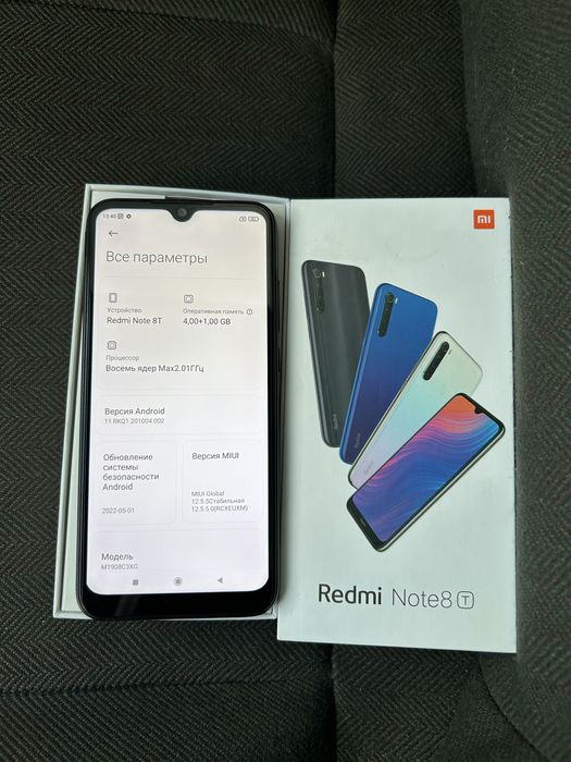Redmi note 8t 4/64/новий акум/комплект