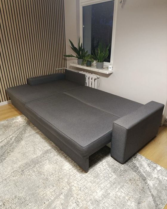 Narożnik rozkładany szary