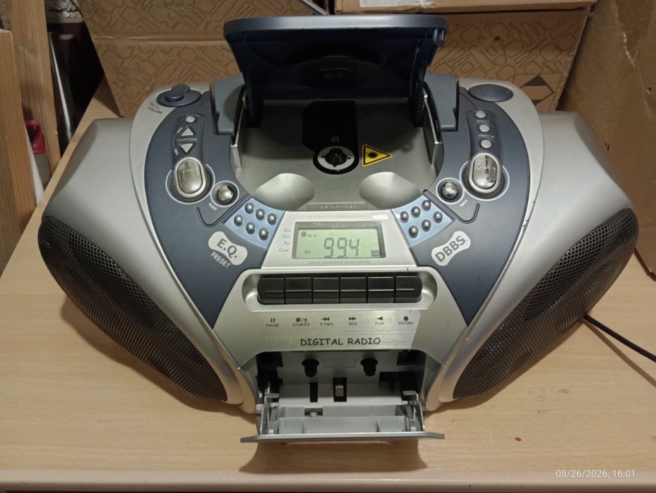 Radiomagnetofon CD Thomson TM9148 perfekcyjny stan tanio.