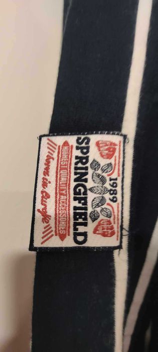 Gola Springfield Azul Marinho e Branco – Cachecol Tubular Unissexo