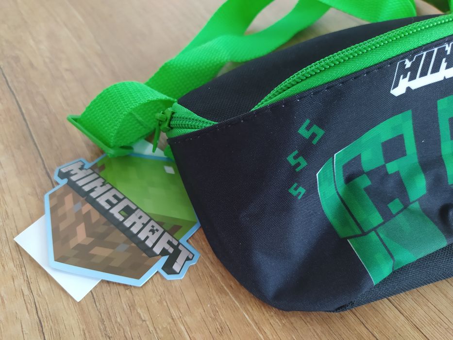 NOWA Saszetka, nerka MINECRAFT z metką