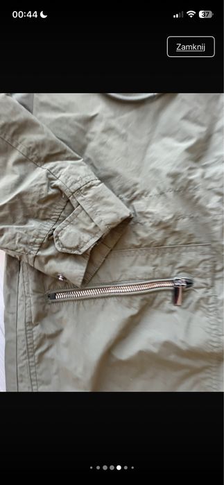 Parka wiatrówka khaki S M Reserved