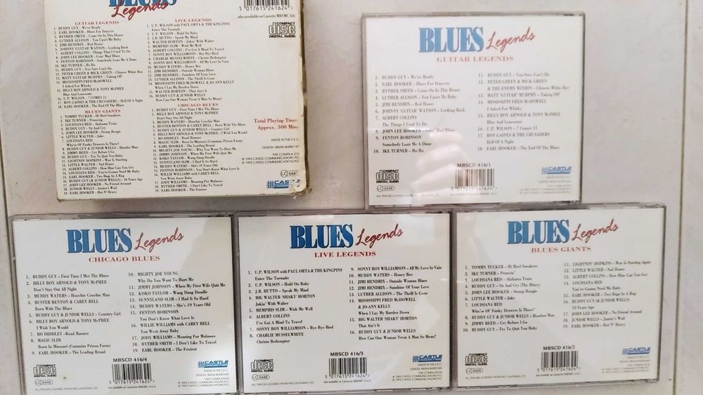 CDs The Best, O melhor de Blues 72 faixas, uma compilação de 4 CD s