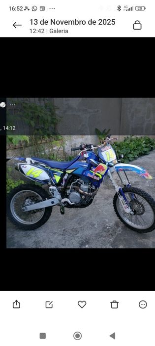 Mota yz de 98 motor todo retificado