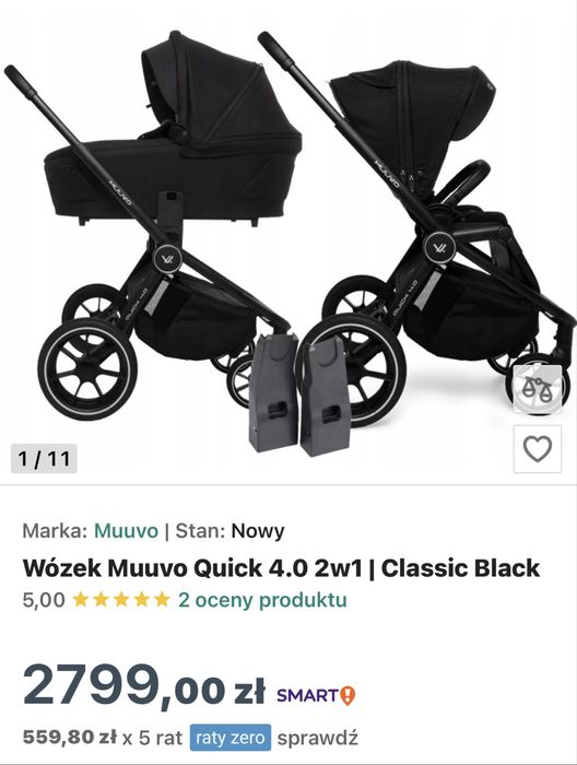 Muuvo Quick 4.0 3w1-Avionaut.Wysyłka.