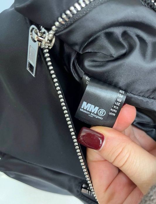 Нейлонова сумка Maison Margiela чорна raf crtz air чоловіча мужская