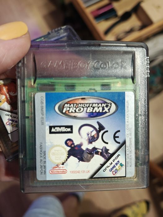 Gra game boy gameboy color mat hoffman's pro bmx