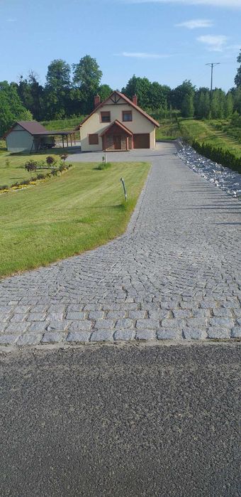 Układanie kostki granitowej Brukarstwo