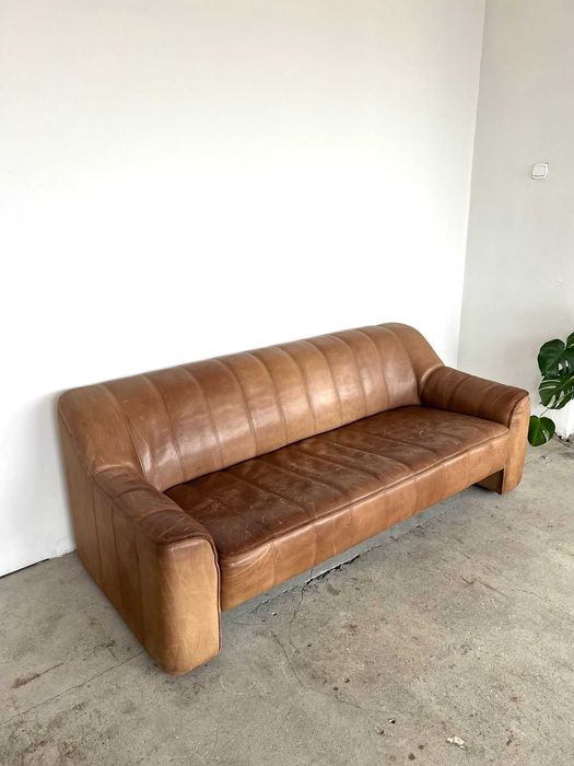 Sofa De Sede vintage oryginalna trzyosobowa