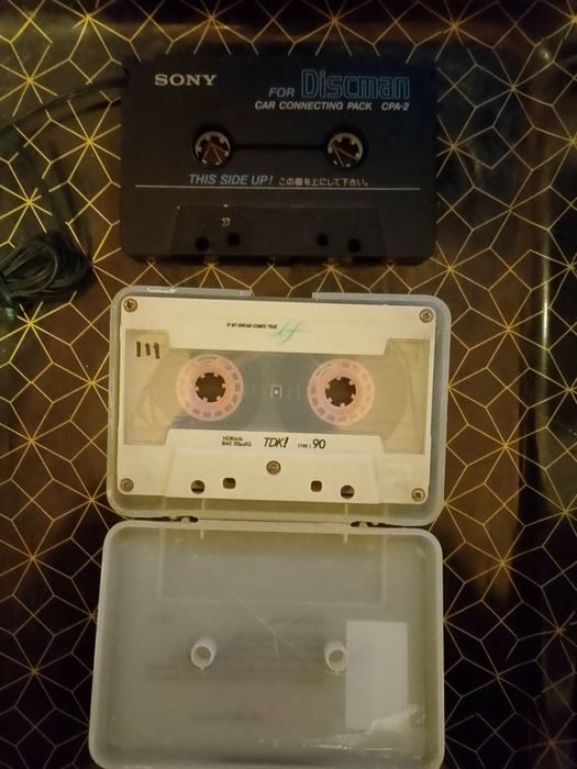 kaseta TDK IF 90W- PR.Adapter kasetowy sony CPA-2 car connecting pack