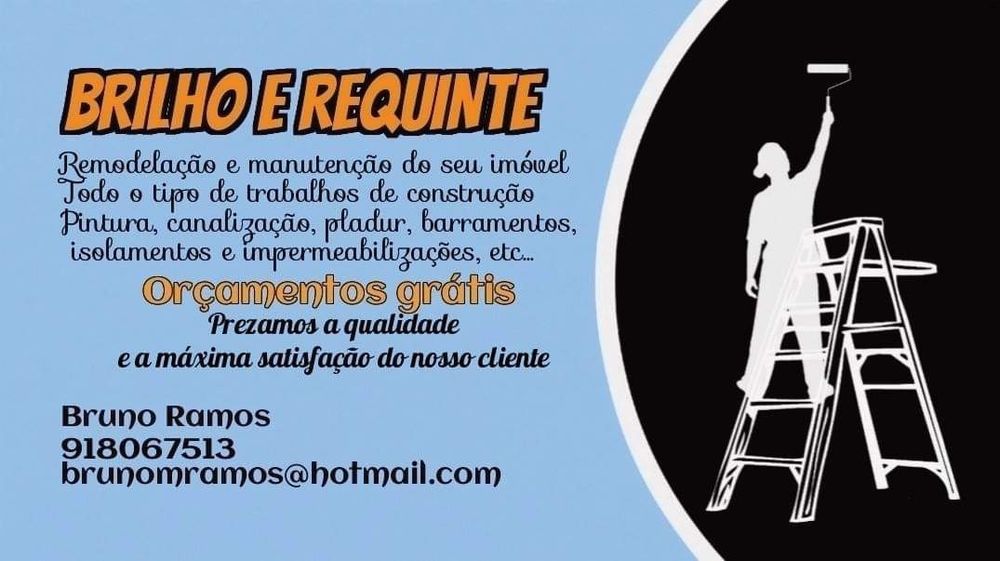 Remodelação de inferiores e exteriores; manutenção de imóveis