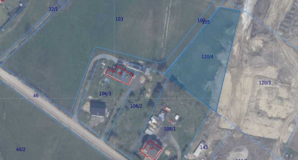 Działka rolna w Otominie gm. Żukowo 2680m2