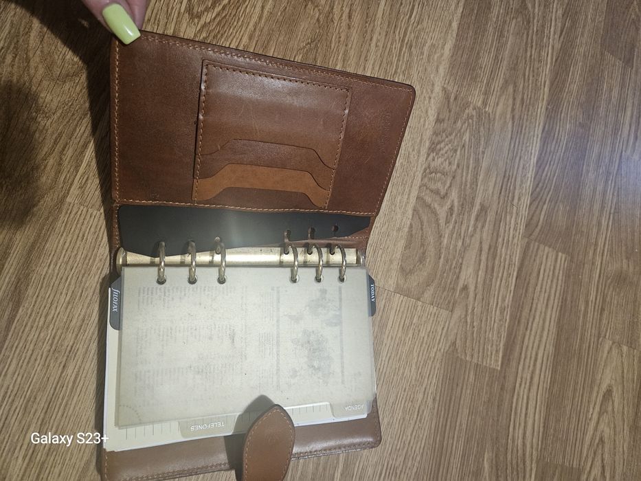 Agenda Filofax pele