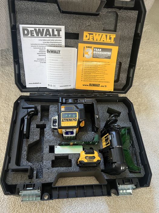 Лазерний рівень Dewalt DCE089D1G-QW (зелений), гарантія 3 роки