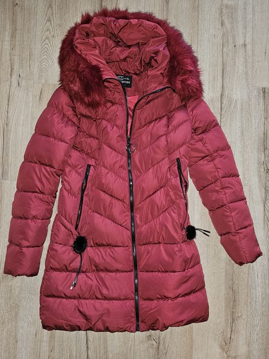 Kurtka zimowa damska z kapturem