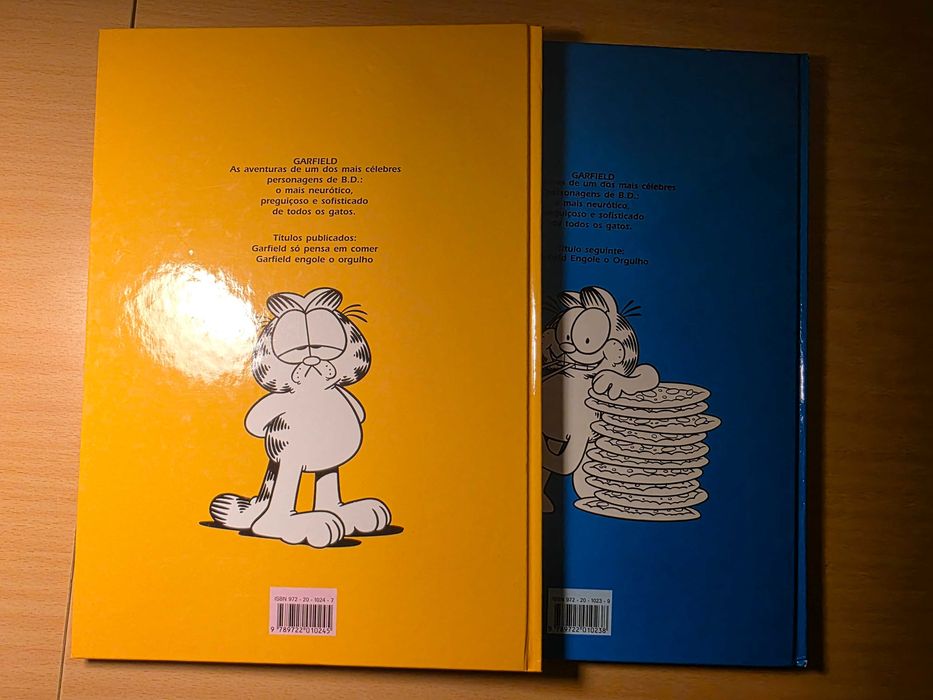 2 livros de BD do Garfield