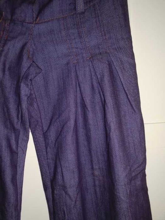 Calças lilás ganga - NOVAS c/etiqueta
