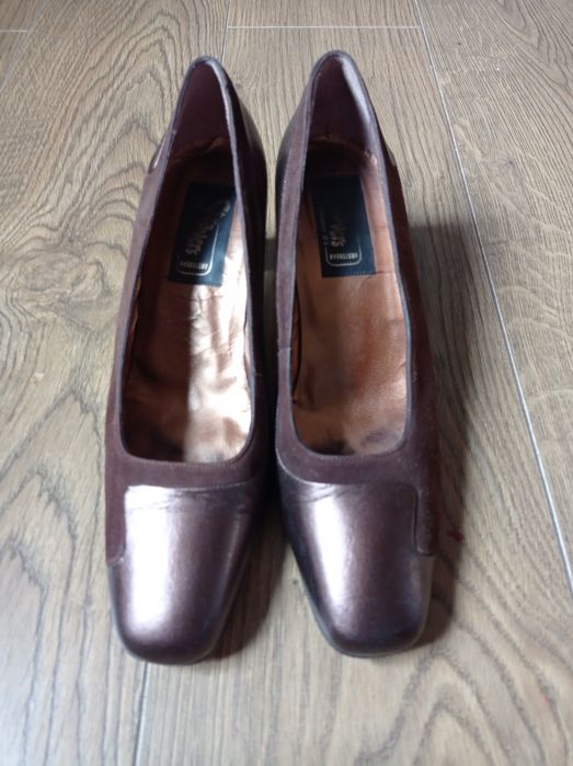 Туфли кожа-замша