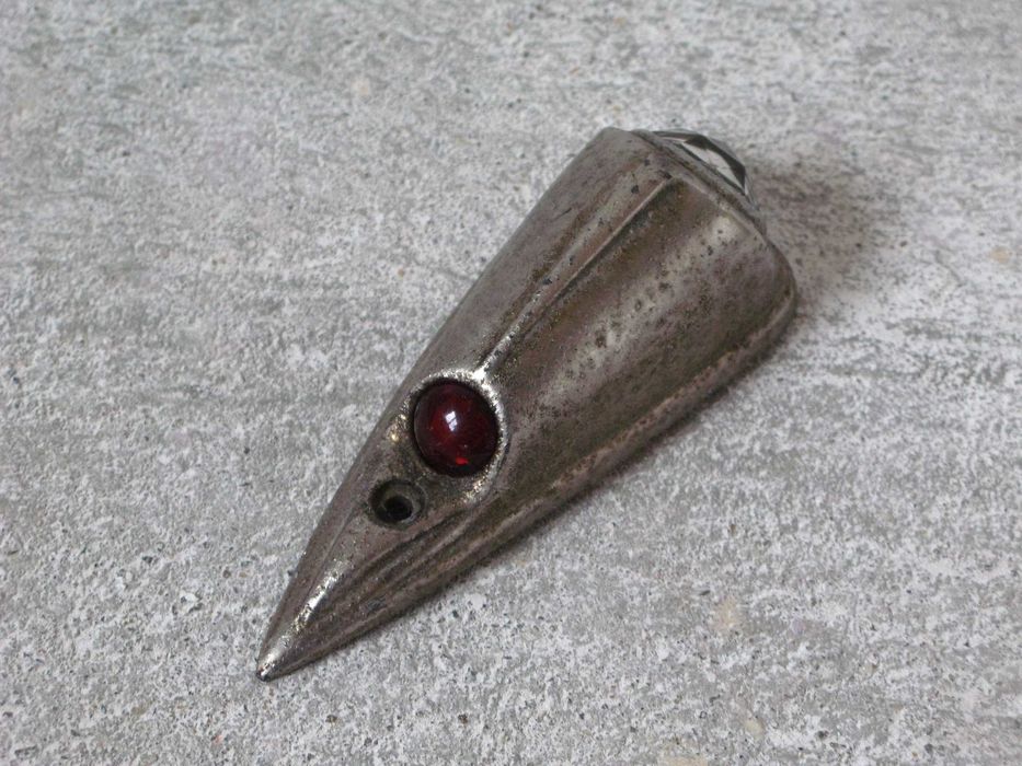 Carcaça de luz de para-lamas de moto antiga vintage, Harley? Triumph?