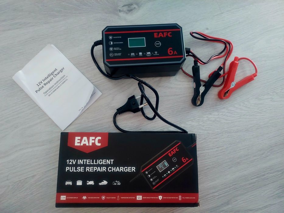 Ładowarka procesorowa impulsowa naprawcza EAFC 12A 6V