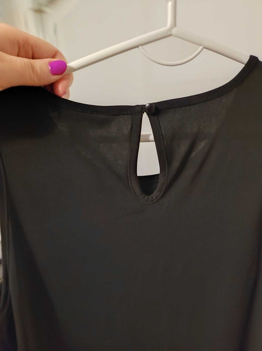 Czarny top rozmiar S