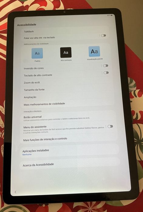 Samsung Galaxy Tab S6 Lite 64GB Oxford Grey - Como Novo!
