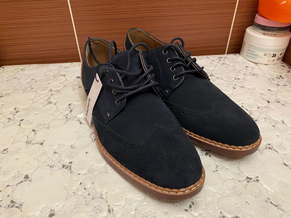 Туфлі чоловічі замшеві