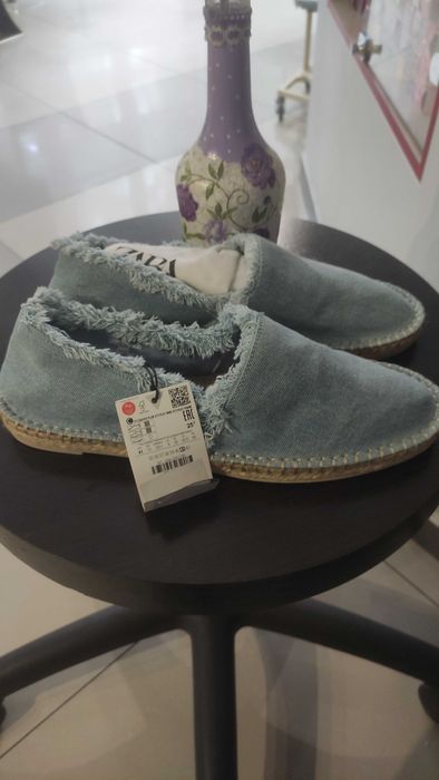 Джинсові еспадріл'ї Зара