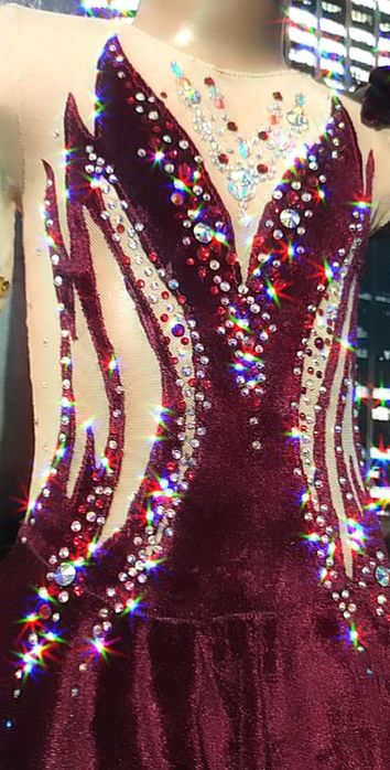 Платье для фигурного катания рост 122-128