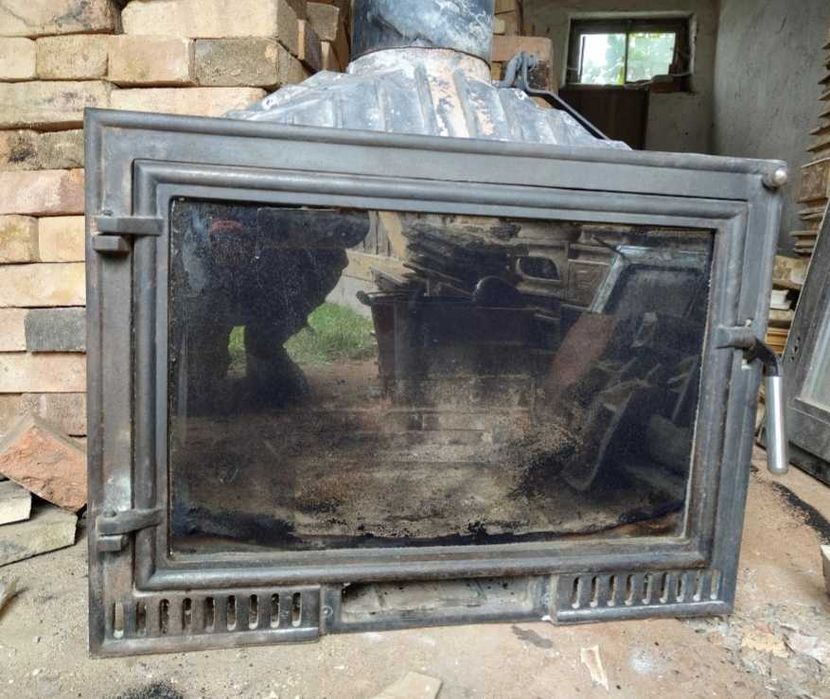 Kominek żeliwny kompletny