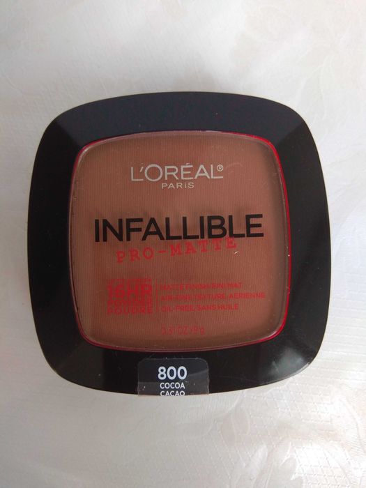 Компактная пудра L'OREAL 100% оригинал. Для смуглых женщин. Тон 7
