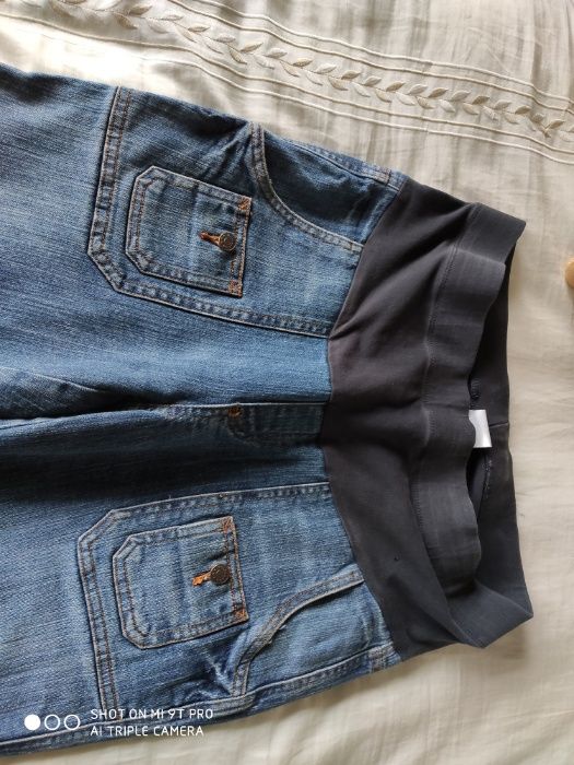 Spodnie jeansowe ciążowe Motherhood z USA