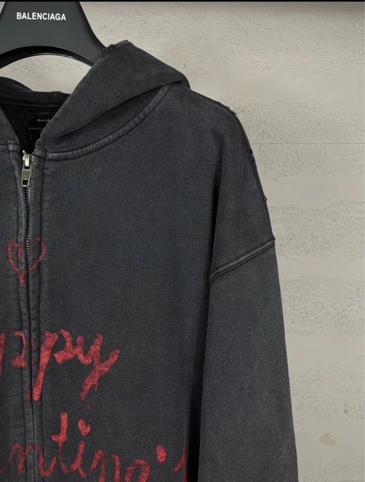 Худи Balenciaga Valentines day,зіпка,зіп худі zip hoodie